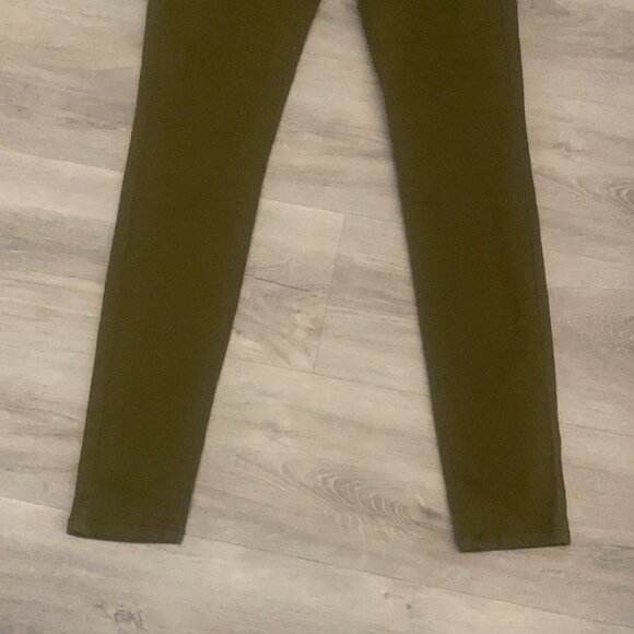 🏴 Vero Moda High waisted green skinny pants / jean size small - Picture 9 of 14